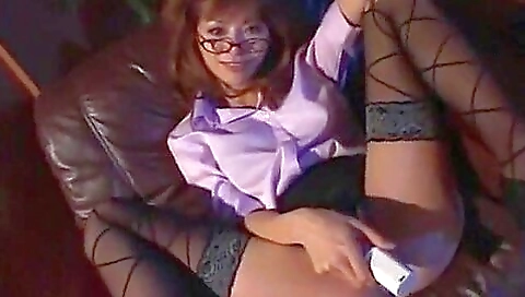 Amazing Japanese model Akane Hotaru in Crazy Masturbation, Stockings JAV scene