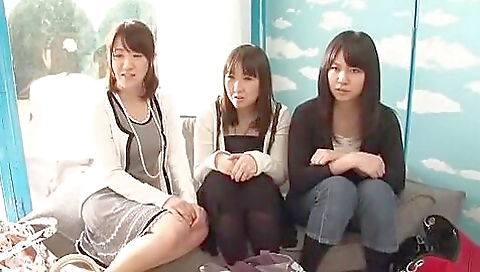 Exotic Japanese whore Nozomi Hara, Coco Mamiya, Yuria Shima in Crazy JAV movie