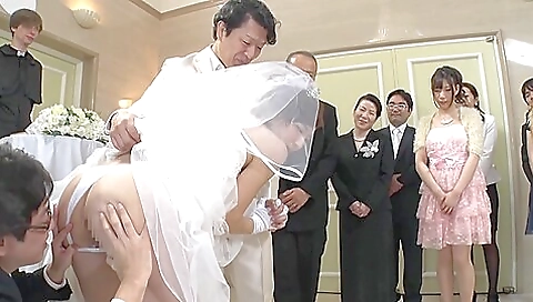 Best Man Takes Bride In Japanese Wedding 1 - Asian